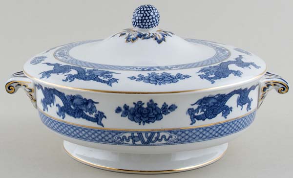 Vegetable Dish with Cover c1920s